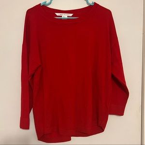 Red Sweater with buttons Size L
